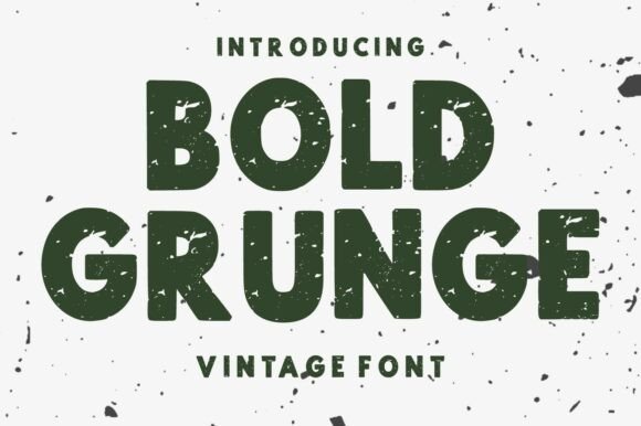 Bold Grunge: The Rugged Typeface for Edgy Branding