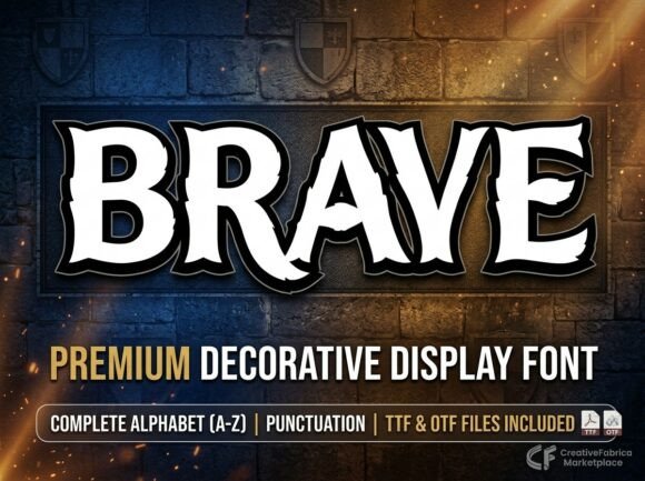 Brave: The Display Font That Commands Attention