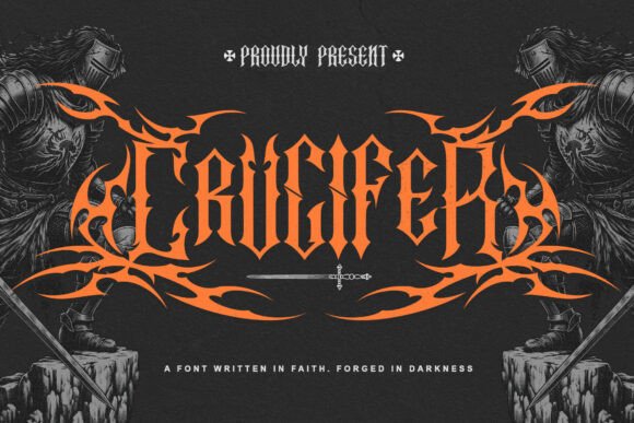 Crucifer: A Gothic Blackletter Font Forged in Darkness