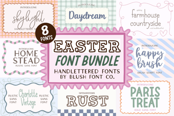 Easter Bundle: Fonts for Your Spring Creative Projects