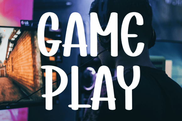 Game Play: A Script Font for Modern Luxury