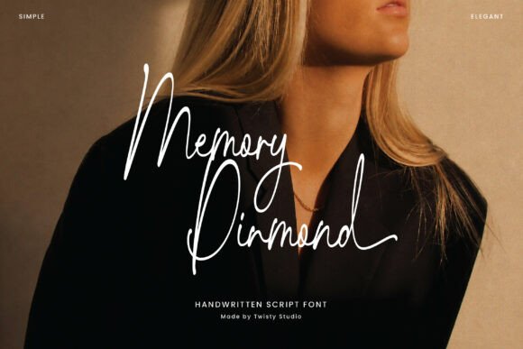 Memory Diamond: The Handwritten Font for Modern Sophistication