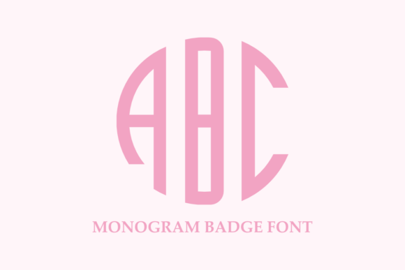 Monogram Badge: A Fresh Take on Creative Craft Typography