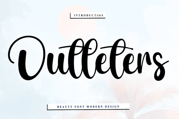 Outleters: The Artisan Script for Modern Branding