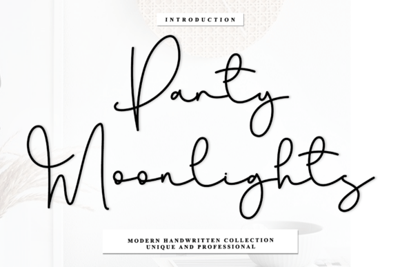 Party Moonlights: A Timeless Handwritten Font for Captivating Designs