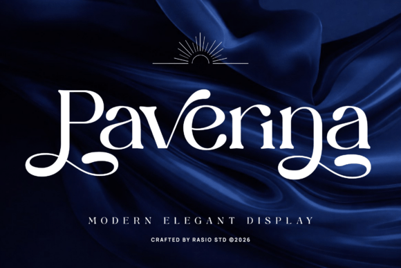 Paverina: Where Liquid Elegance Meets Modern Serif Design