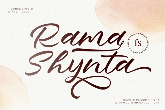 Ramashynta: A Script Font That Feels Like a Handwritten Letter