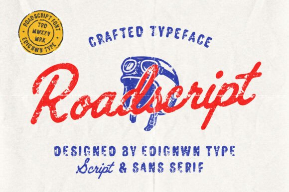 Roadscript: A Font Duo for Authentic Garage-Inspired Branding