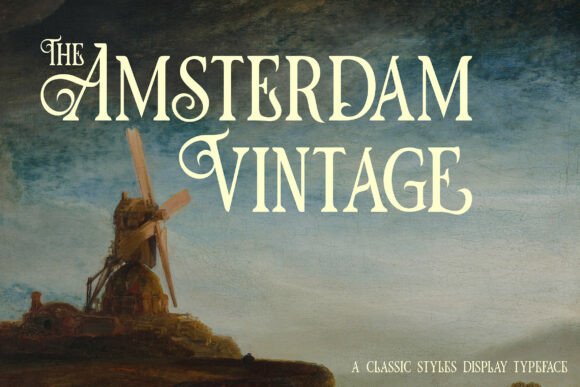 The Amsterdam Vintage: A Serif Font with a Story to Tell